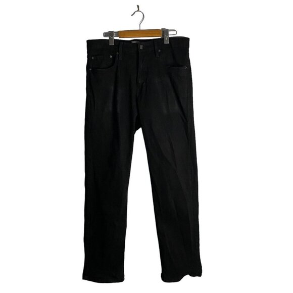 Urban Star Men's Black Wash Slim Denim Jeans - Picture 1 of 8